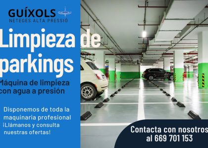 Limpieza de Parkings con Lavado a Alta Presión en Sant Feliu de Guixols